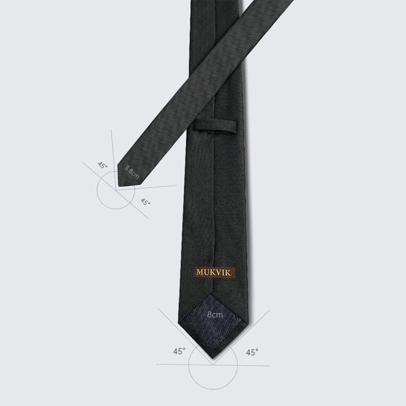 MUKVIK Men's Necktie Classic Silk Tie Woven Jacquard Neck Ties