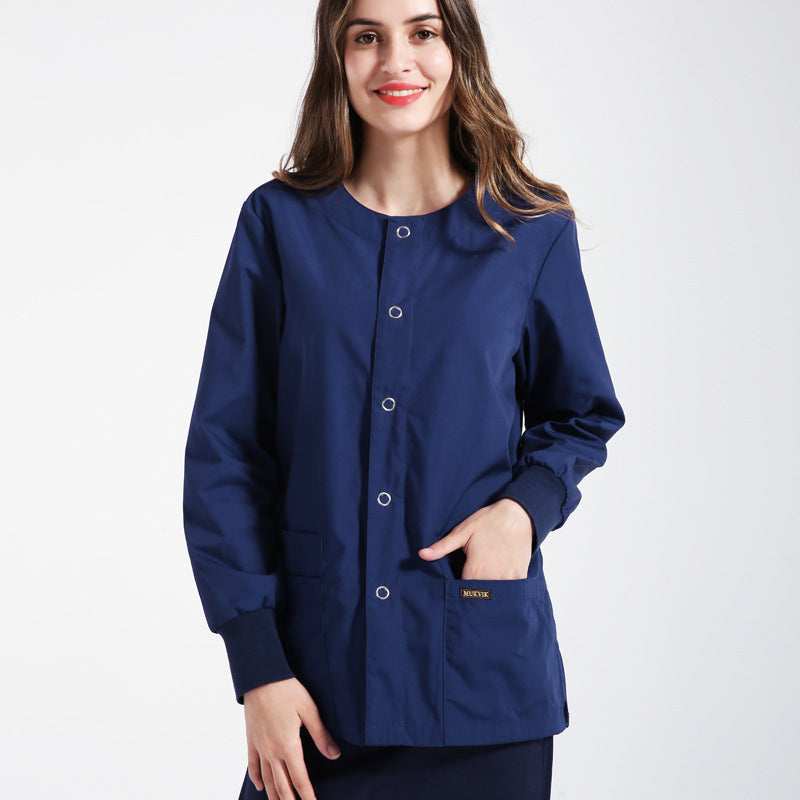 MUKVIK Nurse's apparel-women's medical scrub jackets