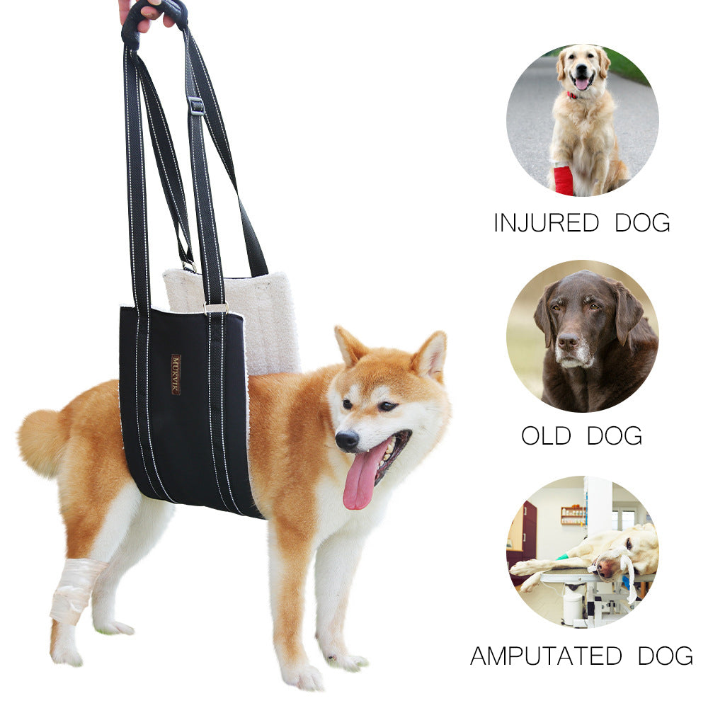 MUKVIK Dog Sling for Rear Legs Helps Elderly Dogs with Reduced Mobility, Dog Support Dog Lift Harness