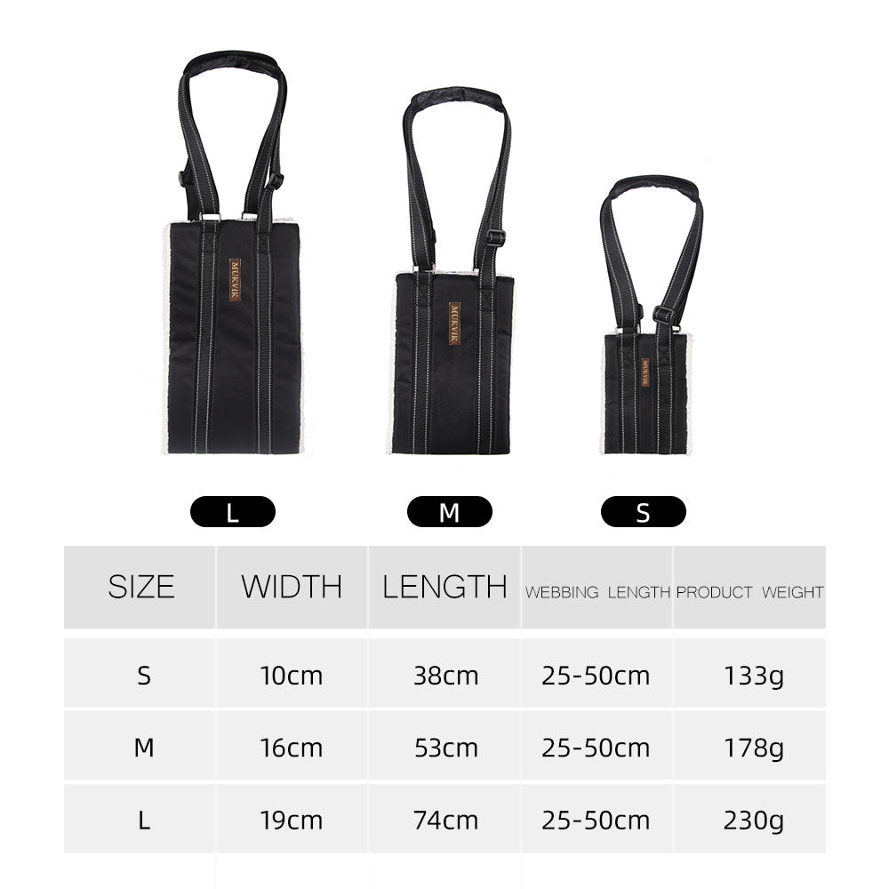 MUKVIK Dog Sling for Rear Legs Helps Elderly Dogs with Reduced Mobility, Dog Support Dog Lift Harness