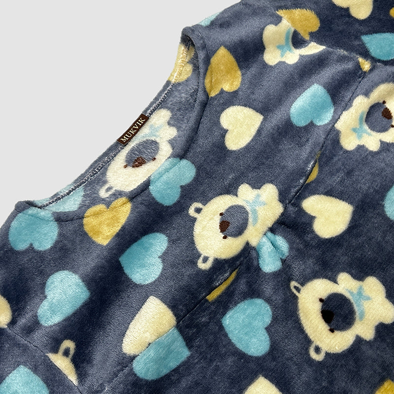 MUKVIK Women's Nightgowns Soft Nightshirt for Women Short Sleeve dress Sleepwear